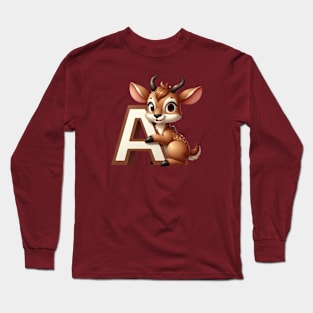 A is for Antelope Long Sleeve T-Shirt